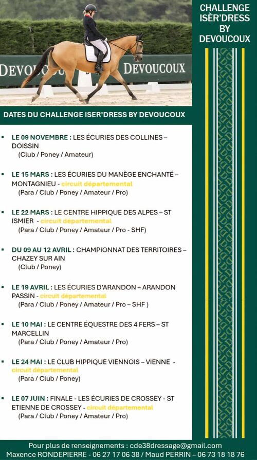 CONCOURS DRESSAGE CLUB AMATEUR PRO CONCOURS DRESSAGE CLUB AMATEUR PRO